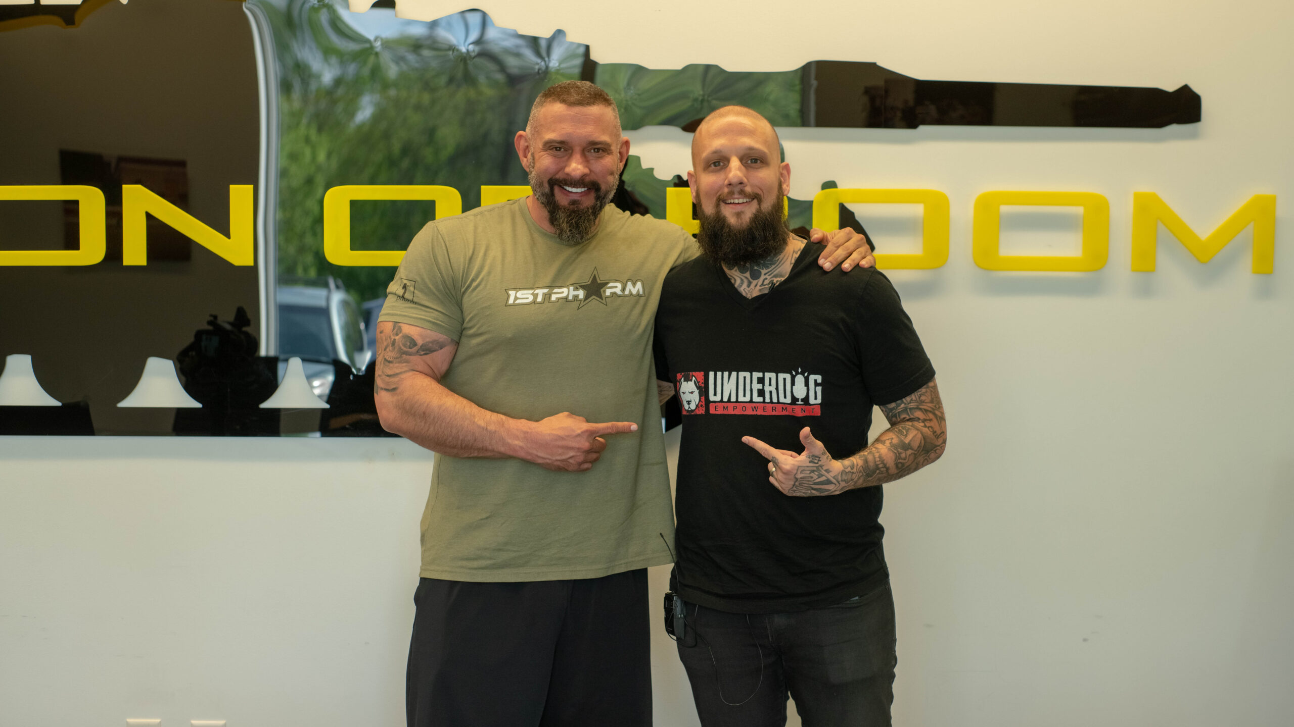 Zach Babcock with Andy Frisella