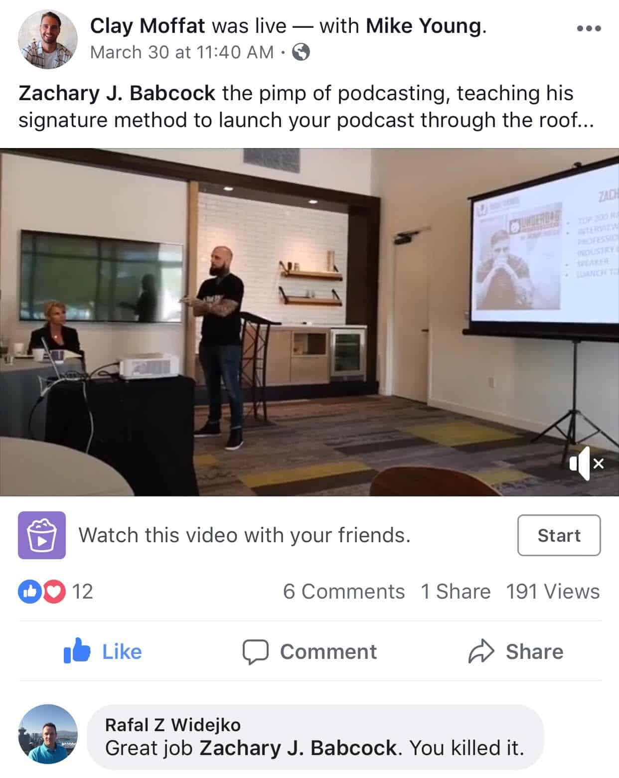 Zach Babcock client results and social proof